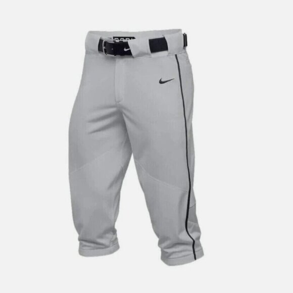 Nike Big Kids Boys' Baseball Pants (Grey/Blue) Size Large - Picture 1 of 3